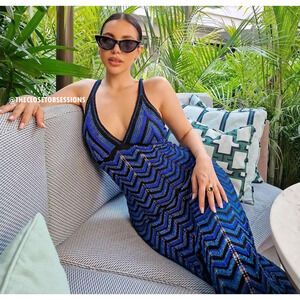 RARE!!! MANGO BLOGGER FAVE!!! Fitted Metallic Maxi Dress NWT